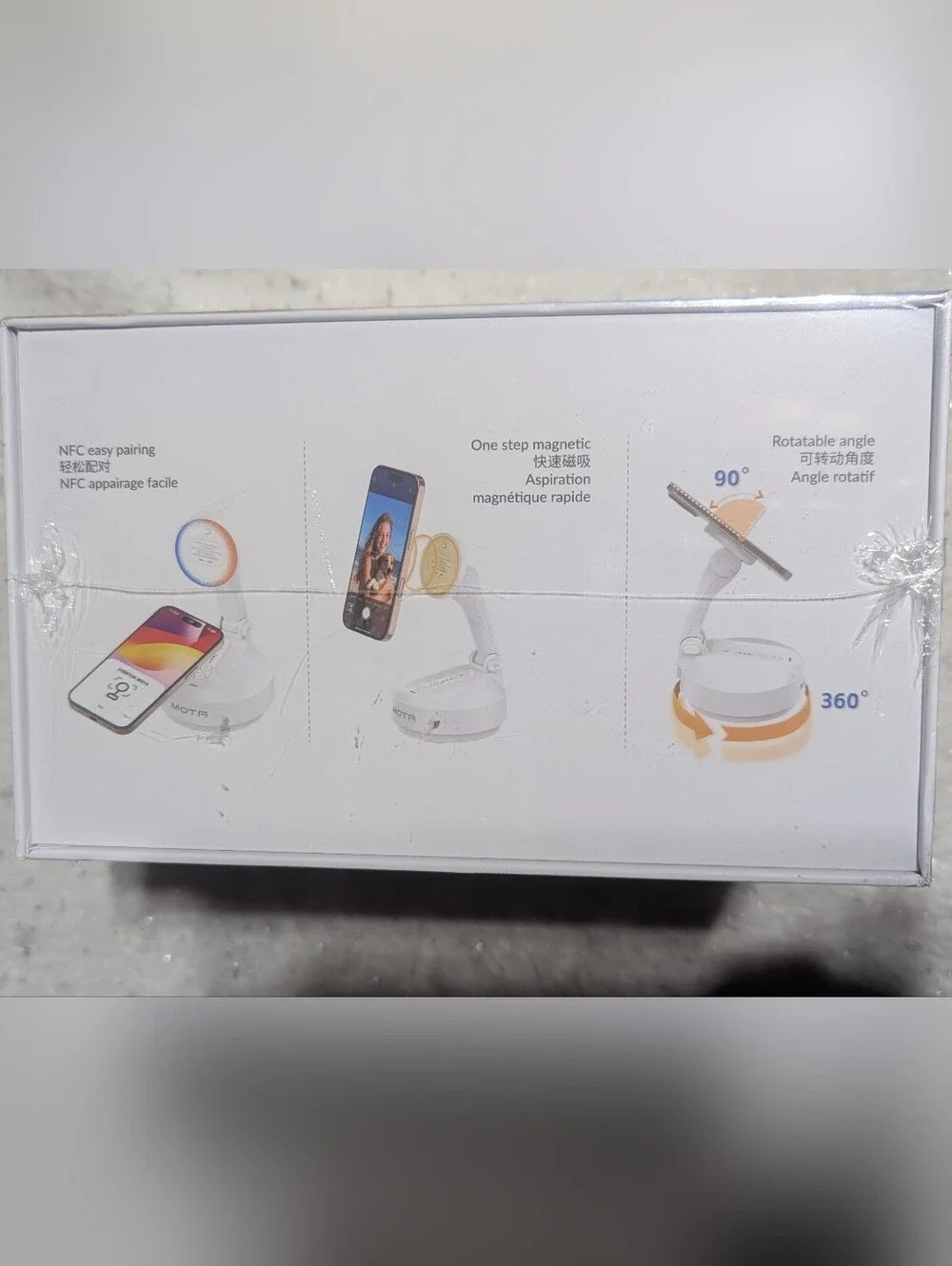 COMITOK MOTA iPhone DockKit Auto Face Tracking Gimbal White New Sealed